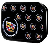 Cadillac buckle with multiple logos